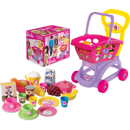 BARBIE MARKET TROLLEY CON ACCESSORI